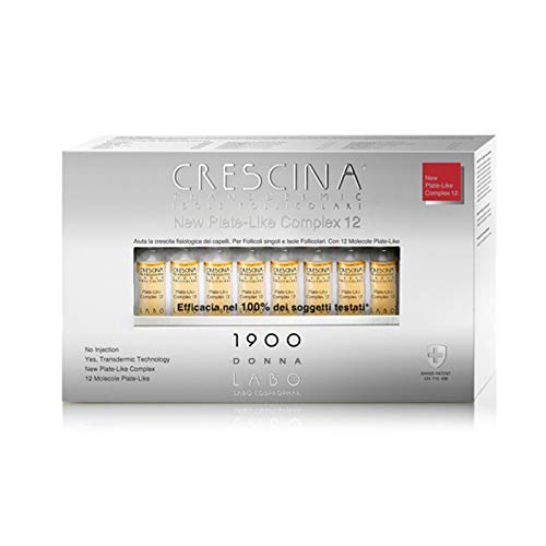 LABO CRESCINA Wyspy Pęcherzykowe PLATE-LIKE COMPLEX 12 przeciw wypadaniu włosów 1900 kobiet, 20 ampułek