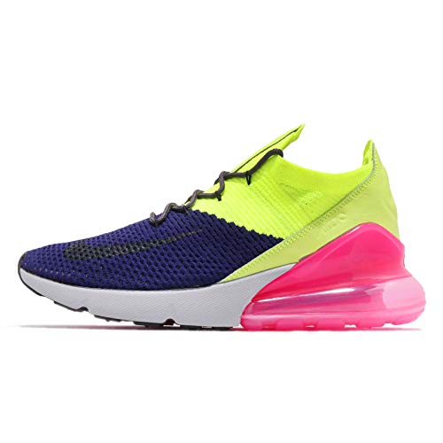 Nike Men's Air Max 270 Lifestyle Sneaker (Regency Purple/Thunder Grey/Volt, 11.5 M US)