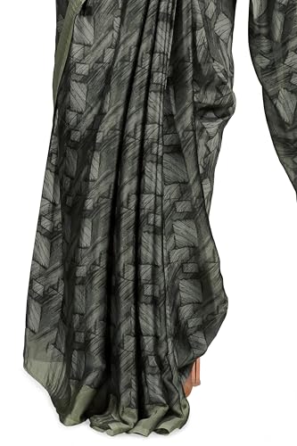 Image of MIRCHI FASHION Women Saree Floral Printed Chiffon | Breathable Lightweight Summer Sari for Office and Daily Use with Unstitched Blouse (Available in 20 Styles)