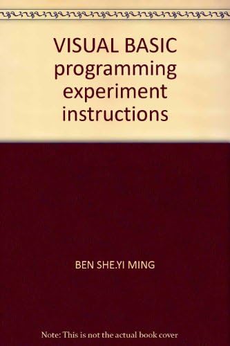 VISUAL BASIC programming experiment instructions : Amazon.es: Libros
