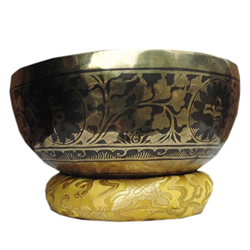 アジアン雑貨 ネパール仏具 特大シンギングボール SHIN-1 [並行輸入品]のサムネイル