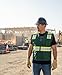 CAL PACIFIC Green Two Tones Safety Vest,With Multi-Pocket Tool (US, Alpha, Small, Regular, Regular)
