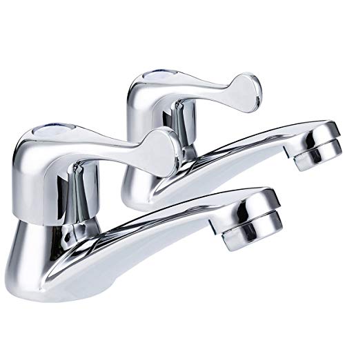 Preisvergleich Produktbild SAFETYON Gesicht Becken, Wasserhahn Einheitlichen Kaltes Wasser Kopf Waschbecken, Waschtisch Edelstahl Mischbatterie im Balkon Badezimmer