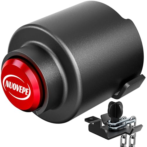 Trailer Lock 2-5/16 Hitch Lock Pry-Resistant Red