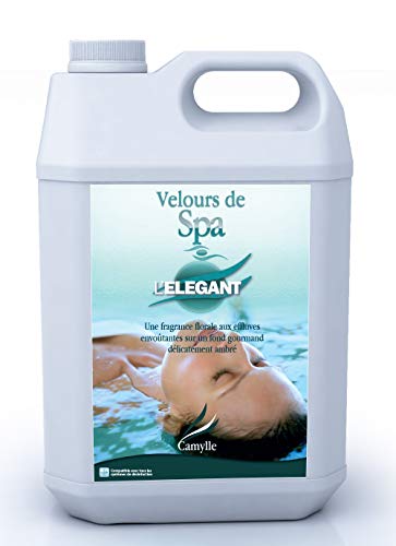 Camylle - Hot Tub Fragrance L'Elégant - Spa Fragrance made from 100% Pure and Natural Essential Oils - Floral with mesmerizing scents and a sensual backdrop of amber - 5000ml