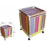 Wäschekorb mit Rollen und Rollen für Schmutz- und Badtücher