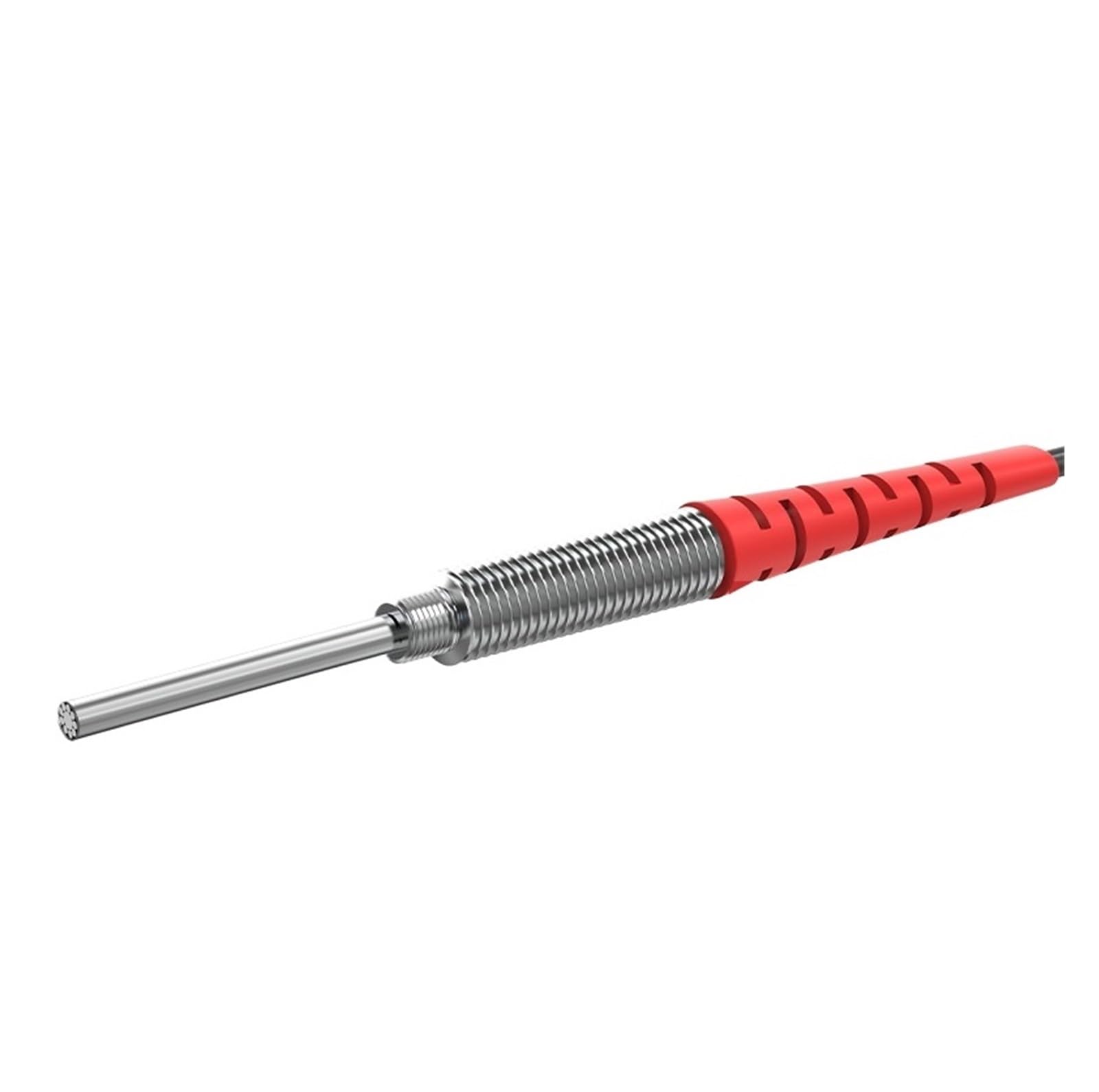 HJCMOONB Fiber Optic Sensor M4 with Needle Long Diffuse Reflection coaxial Non-coaxial Diffusion photoelectric Optical Sensor(Coaxial M4 20mm)