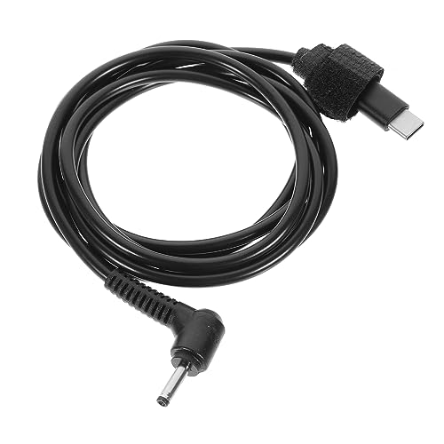 Alasum 銅 ワイヤー 電源 プラグ キット 黒 タイプ C 電源 アダプター USB C から Dc 充電 ケーブル 充電 コード Pvc