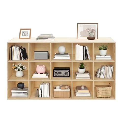 Donened: Estantería para libros 3 niveles