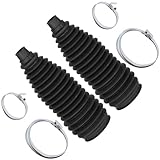 SCITOO 2pcs Steering Rack Boot for Chevy Equinox for Honda Pilot for Nissan Sentra Rogue Quest for Mazda 3 5 for Hyundai Santa Fe for Acura MDX for Jetta for Buick for Cadillac for Audi