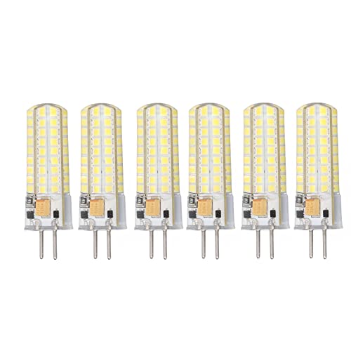 Haofy 6 Stück GY6.35 LED Birne 7W AC DC12V 700lm 72 LEDs 360 Grad LED Mais Glühbirne für Pendelleuchten Deckenleuchten Mais Glühbirne LED Glühbirne(#1)