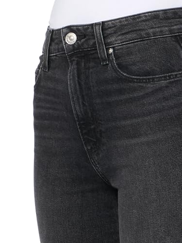 PAIGE Women's Anessa 31 Inch Inseam Jeans with Raw Hem3