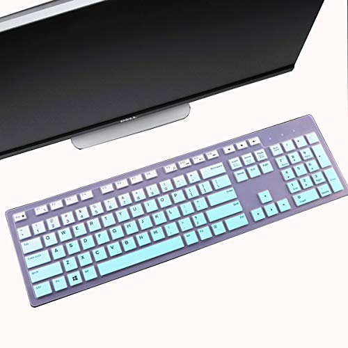 Keyboard Cover for Dell KM636/KB216/Dell Optiplex 5250 3050 3240 5460 7450 7050/Dell Inspiron 3475/3670/3477 Dell Inspiron 27 7000 7700 7790, Inspiron 24 5000 5400 5490 All-in-One Keyboard Cover-MG