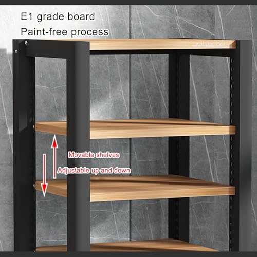 Armoire de rangement multimédia et support audio portable réglable - 5