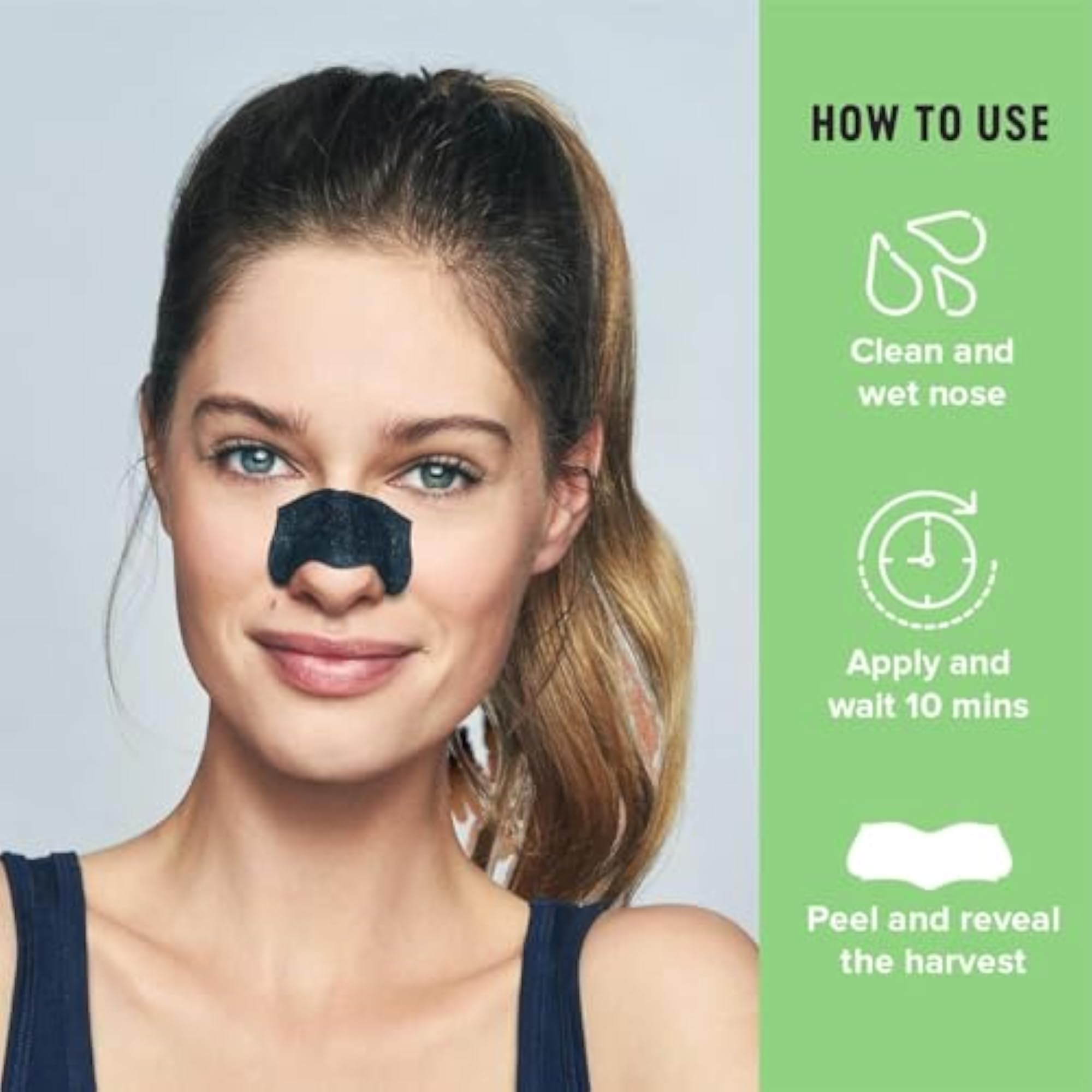 Blackhead Remover Nose Strips with Charcoal & Witch Hazel