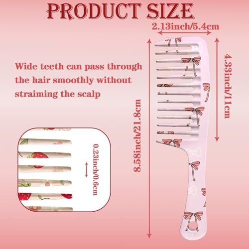Peine de Dientes Anchos 2PCS QIUPINGLI miniatura 2