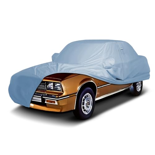 Image of iCarCover Premium Car Cover for 1982-1988 Cadillac Cimarron Heavy Duty Waterproof All-Weather Automobiles Custom Fit Indoor Outdoor UV Snow Protection Covers with Straps and Bag
