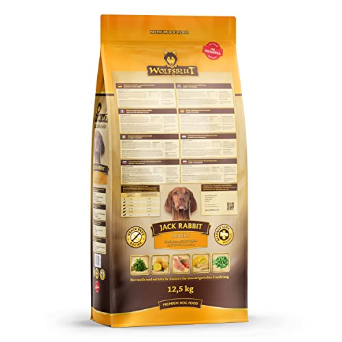 Wolfsblut - Jack Rabbit - 12,5 kg - Kaninchen - Trockenfutter - Hundefutter - Getreidefrei