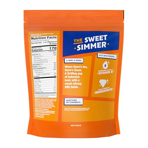 Image of Blue Diamond Almonds Habanero BBQ Flavored Snack Nuts, 25 Oz Resealable Bag (Pack of 1)