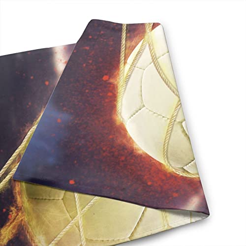 Drapeau de jardin football de qualité premium avec motif net - 5