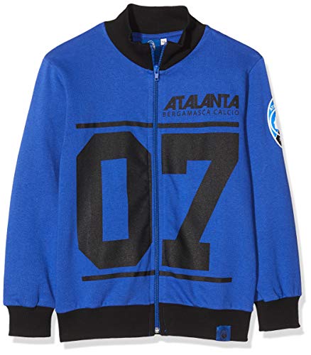 Atalanta B.C. Boy's Sweatshirt C/Zip Atalanta, Blue (Royal Blue), 2 Years
