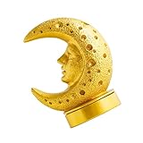 TOWARDSNAN Nahöstliche Harzmonde Gottstatue Räuchergefäße Ornament Für Entspannung Und Meditationen Eid Ramadans Räuchergefäße Geschenk Mystische Nahöstliche Raumdekorationen