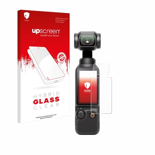 upscreen Screen Protector Film for DJI Osmo Pocket 3 (Display + Lens) - 9H Glass Protection, Extreme Scratch Resistant
