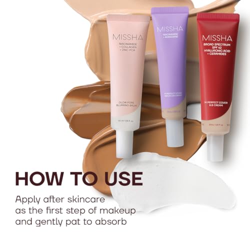 Image of MISSHA Full Coverage M Perfect Cover Bb Cream Spf42 Pa+++ - (50Ml, No 31 - Golden Beige) | Matte Finish | All Skin Types I Radiant Glow (Natural Beige 01)
