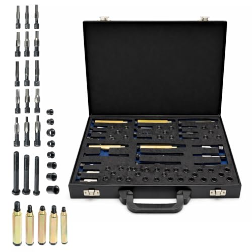 Reparatursatz für Glühkerzengewinde Glühkerzen Ausbohrwerkzeug M8 M9 M10 M12 Glühkerzen Gewinde Reparatur Set Professionelles Gewindereparaturset für Dieselmotoren