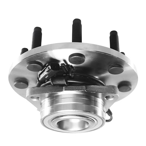 Image of Detroit Axle - RWD Front Wheel Bearing Hubs for 2006 2007 2008 Dodge Ram 2500 3500, 2 Wheel Bearing and Hubs Assembly Replacement Pair Hubs