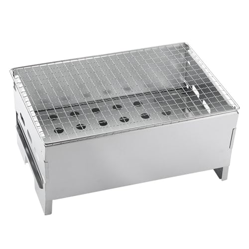 Barbacoa de mesa, barbacoas de carbón vegetal para exteriores, horno portátil, dispositivo de cocción de ventilación de precisión para exteriores, para camping, senderismo, picnics, viajes, mochileros