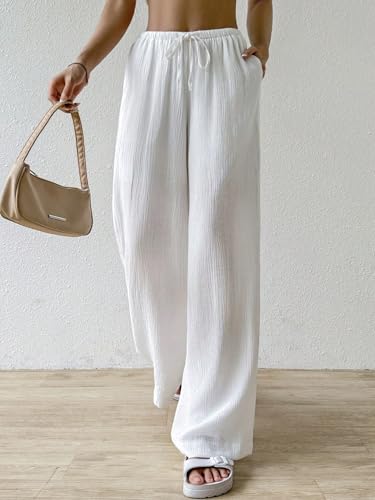Image of GRECIILOOKS High Waist Trousers for Women - Flared Korean Style Formal Pants | Elegant Workwear for Office, College & Events (Available in Plus Size)