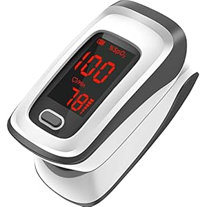 Jumper JPD-500E Digital Finger tip Spo2 Pulse Oxymeter For Oxygen Blood Saturation & Heart rate monitor, Blue