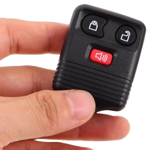 Llave remota de coche con 3 botones y control remoto sin llave para automóvil, pack de 2 4