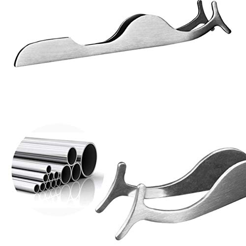 False Eyelashes Extension Applicator Remover Clip Tweezers Nipper (Silver) - Thumbnail 5