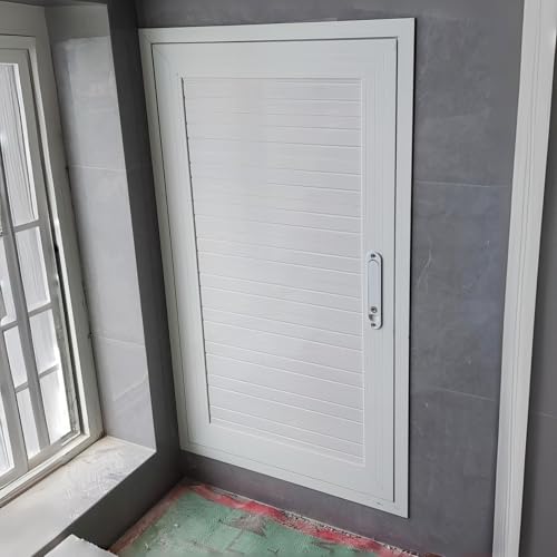 Outdoor Aluminum Access Panel Door, Waterproof Service Hatch With Handle For Plumbing, Electrical, HVAC, Easy Installation(65x12