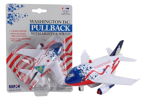 Daron Washington DC Pullback Plane with Light and Sound