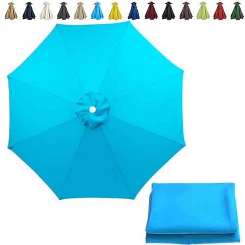 Toile de parasol de remplacement pour grand parasol de jardin de 9 et 10 pieds