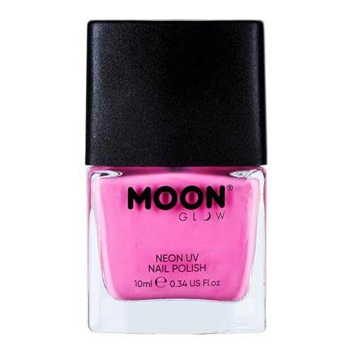 Moon Glow Pastel Neon UV Nail Polish, Pastel Pink - Single