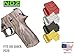 NDZ Performance Slide Cover Back Plate for Sig P320 Series 9mm .40 .357 .45 ACP, Textured Anodized Aluminum with Aspis Cut Design, Made in The USA, Sig P320 Accessories - Gold