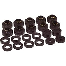 PROTHANE 1-103-BL Body Mount 22 Bushing Kit - Black compatible w Jeep CJ5 /CJ7 80-86