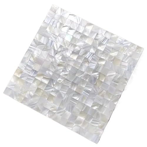 Mosaico concha para pelar y pegar con acabado impermeable multicolor 2