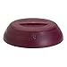 Cambro Shoreline Collection Low Profile Cranberry Plastic Insulated Dome - 10 3/8