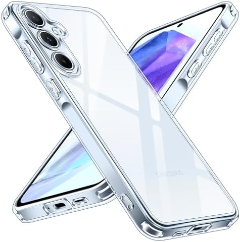 Coque IPhone 17 Pro Max Transparente Anti-jaunissement - Protection Militaire Anti-choc, Coins Renforcés | Housse Bumper TPU/PC