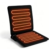 LUBEWISE elektrisch beheizbares Sitzkissen, USB-Beheizung, Outdoor-Heizkissen mit 3 Temperaturstufen, 45 x 87 cm, tragbares, extraweiches Heizkissen, für Bürostühle, Camping und Angeln