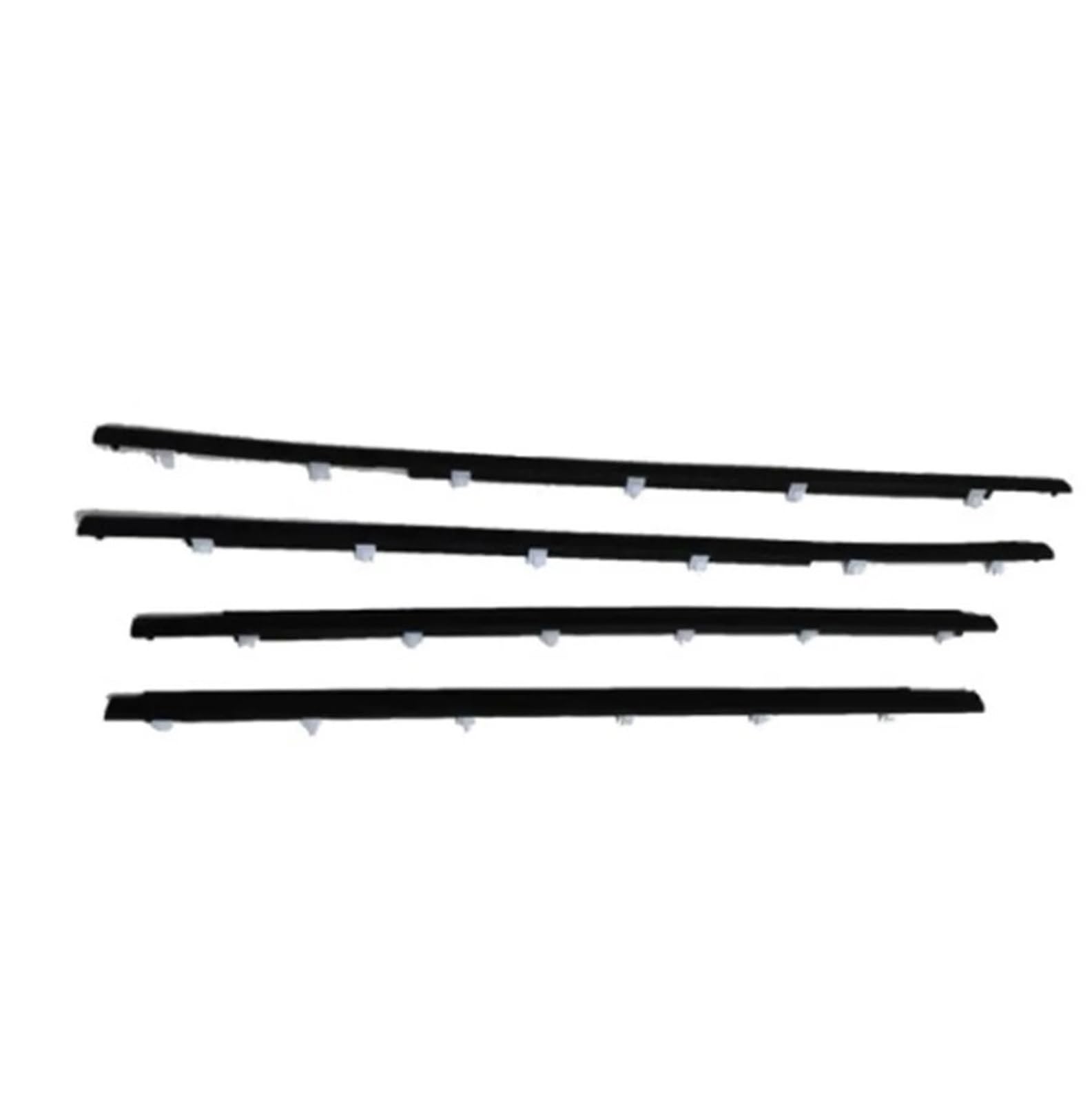 Nhabxgds One Color Fit For Elantra 2004-2011 4Pcs Car Weatherstrips Window Moulding Trim Seal Belt