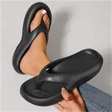 Flip Flops for Women with Arch Support Plantar Fasciitis Orthopedic Sandals for Women Arch Support Walking Sandal Recovery Pillow Soft Summer Slides Beach Sandals Non-Slip Shoes