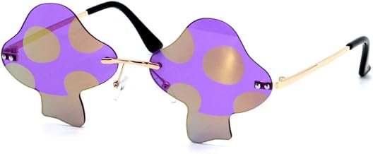 Sunglasses mushroom style rimless personality fashion ball sunglasses concave modeling sunglasses, 5