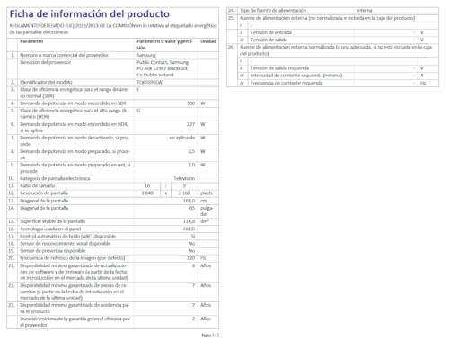 Samsung Téléviseur TQ65S93D 65" (65 Pouces) OLED 4K Smart TV 2024