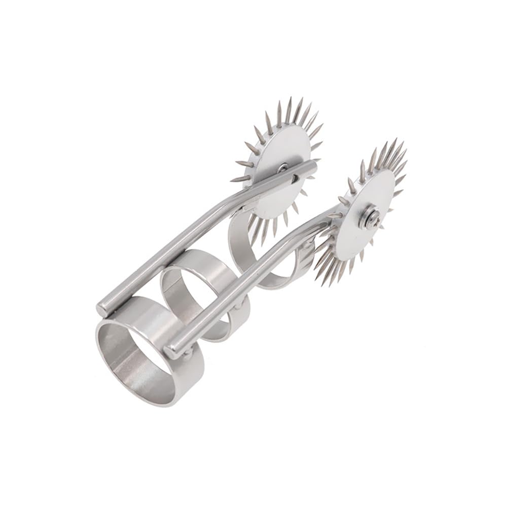 Stimolatore Clitoride e Capezzoli con Fingerlinge - Massaggiatore SM Impermeabile per Donne e Coppie